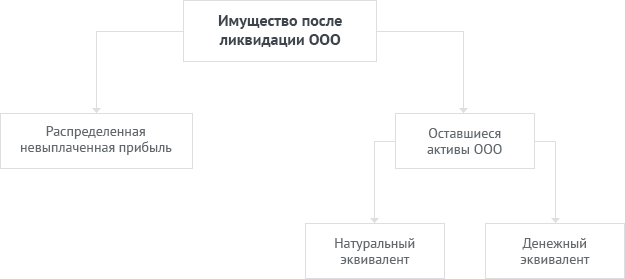 Распределение имущества после ликвидации ООО